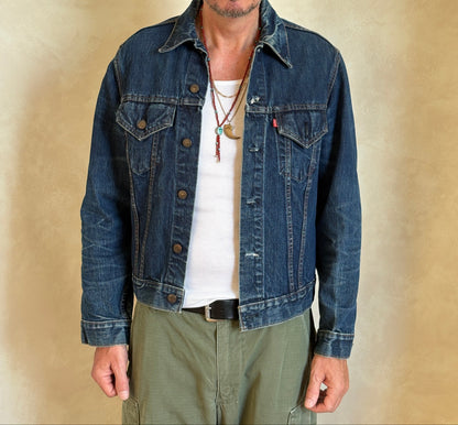 Size 42US / 52EU . Vintage 70s Levis single stitch jacket Made in USA.-AJ357 Studio