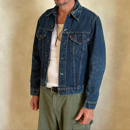 Size 42US / 52EU . Vintage 70s Levis single stitch jacket Made in USA.-AJ357 Studio