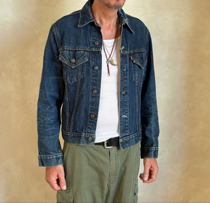 Size 42US / 52EU . Vintage 70s Levis single stitch jacket Made in USA.-AJ357 Studio