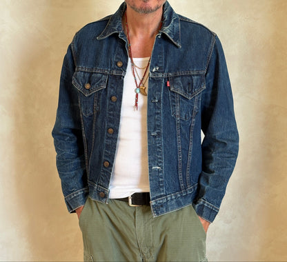 Size 42US / 52EU . Vintage 70s Levis single stitch jacket Made in USA.-AJ357 Studio