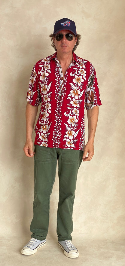 Size Small. Vintage 90s Hawaiian shirt-AJ357 Studio