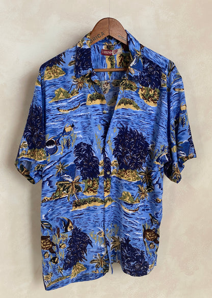 Size Large. Vintage 90s Hawaiian shirt-AJ357 Studio