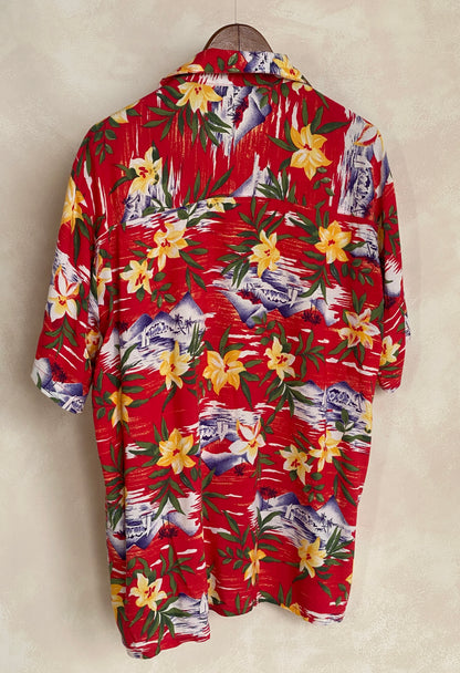 Size Large. Vintage 90s Hawaiian shirt-AJ357 Studio