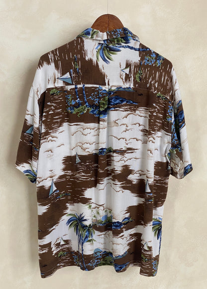 Size Large. Vintage 90s Hawaiian shirt-AJ357 Studio