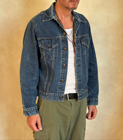 Size 42US / 52EU . Vintage 70s Levi’s Denim Jacket – 2 Pockets – Made in USA-AJ357 Studio