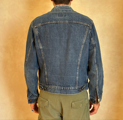 Size 42US / 52EU . Vintage 70s Levi’s Denim Jacket – 2 Pockets – Made in USA-AJ357 Studio