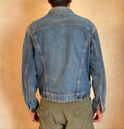Size 42US / 52EU . Vintage 70s Levi’s Denim Jacket – 2 Pockets – Made in USA-AJ357 Studio