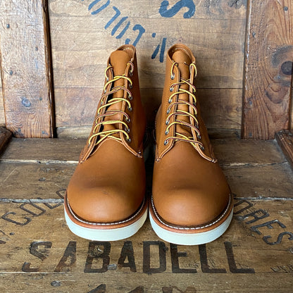 Size 9 D (42 EU ) Red Wing Heritage Classic Round Toe 9107 Boots Made In USA ( Second )-AJ357 Studio