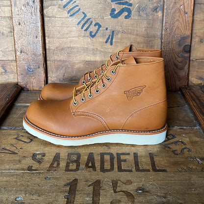 Size 9 D (42 EU ) Red Wing Heritage Classic Round Toe 9107 Boots Made In USA ( Second )-AJ357 Studio