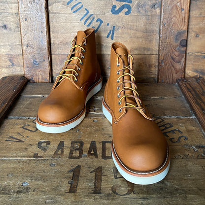 Size 9 D (42 EU ) Red Wing Heritage Classic Round Toe 9107 Boots Made In USA ( Second )-AJ357 Studio