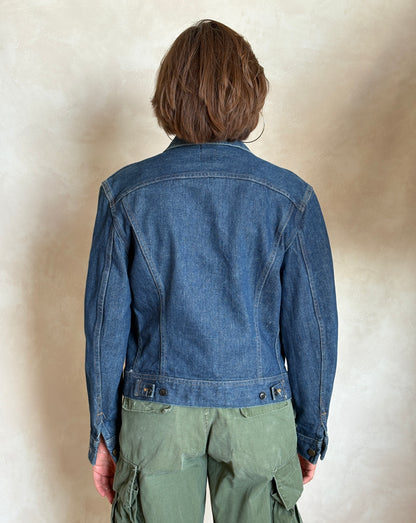 Size 36US / 46EU .Vintage 80s Lee Denim Jacket – 2 Pockets – Made in USA-AJ357 Studio