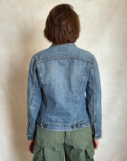 Size 36-38US / 46-48EU .Vintage 70s Levi’s Denim Jacket – 2 Pockets – Made in USA-AJ357 Studio