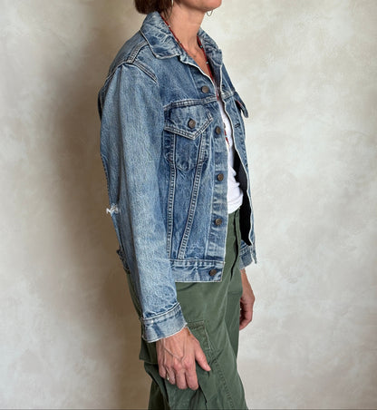 Size 36US / 46EU .Vintage 70s Levi’s Denim Jacket – 2 Pockets – Made in USA-AJ357 Studio