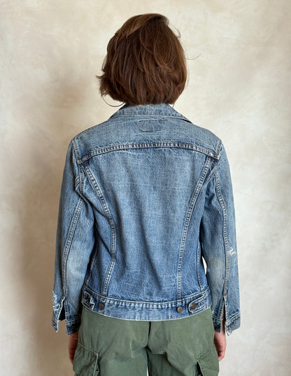 Size 36US / 46EU .Vintage 70s Levi’s Denim Jacket – 2 Pockets – Made in USA-AJ357 Studio