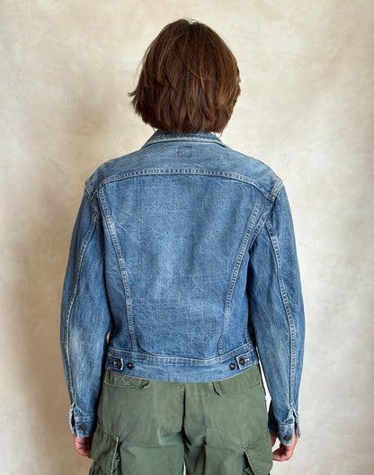 Size: 36US / 46EU Vintage 70s Lee Union Made Denim Shirt – 2 Pockets – Made in USA-AJ357 Studio