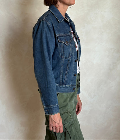 Size 34US / 44EU .Vintage 70s Levi’s Denim Jacket – 2 Pockets – Made in USA-AJ357 Studio