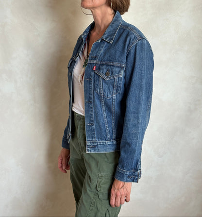 Size 38US/48EU .Vintage 70s Levi’s Denim Jacket – 2 Pockets – Made in USA-AJ357 Studio
