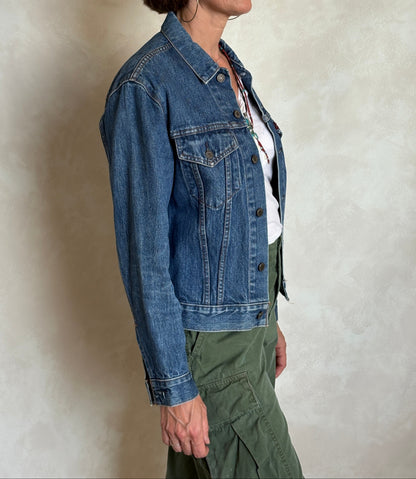 Size 38US/48EU .Vintage 70s Levi’s Denim Jacket – 2 Pockets – Made in USA-AJ357 Studio