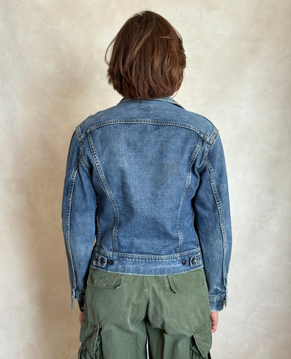 Size 36US / 46EU. Vintage 70s Lee Union Made Denim Shirt – 2 Pockets – Made in USA-AJ357 Studio