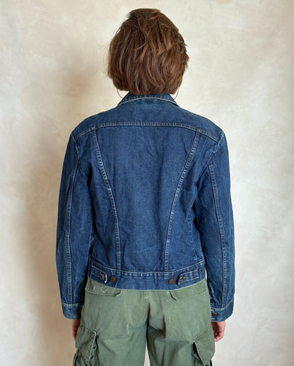 Size 38US . Vintage 90s Wrangler Denim Jacket – 4 Pockets – Made in Malta-AJ357 Studio