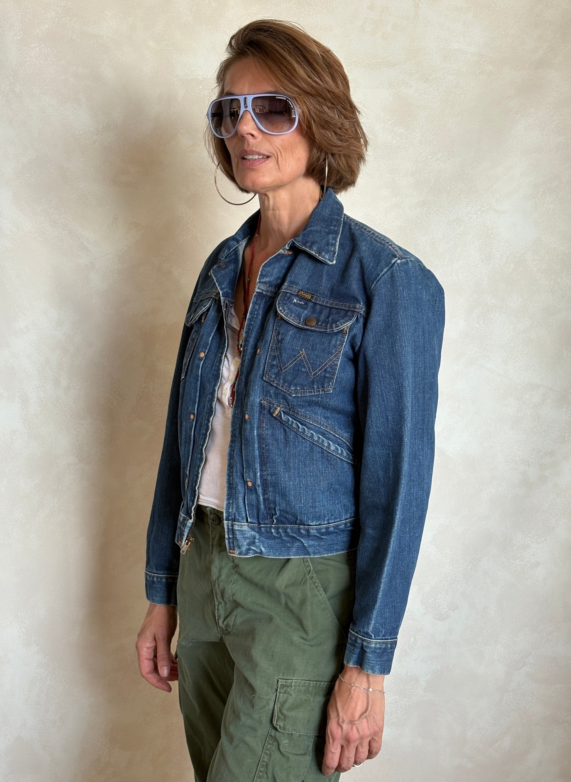 Size 40US . Authentic early 60s 24 MJZ Wrangler jacket – Made in the USA - USA Vintage Bcn