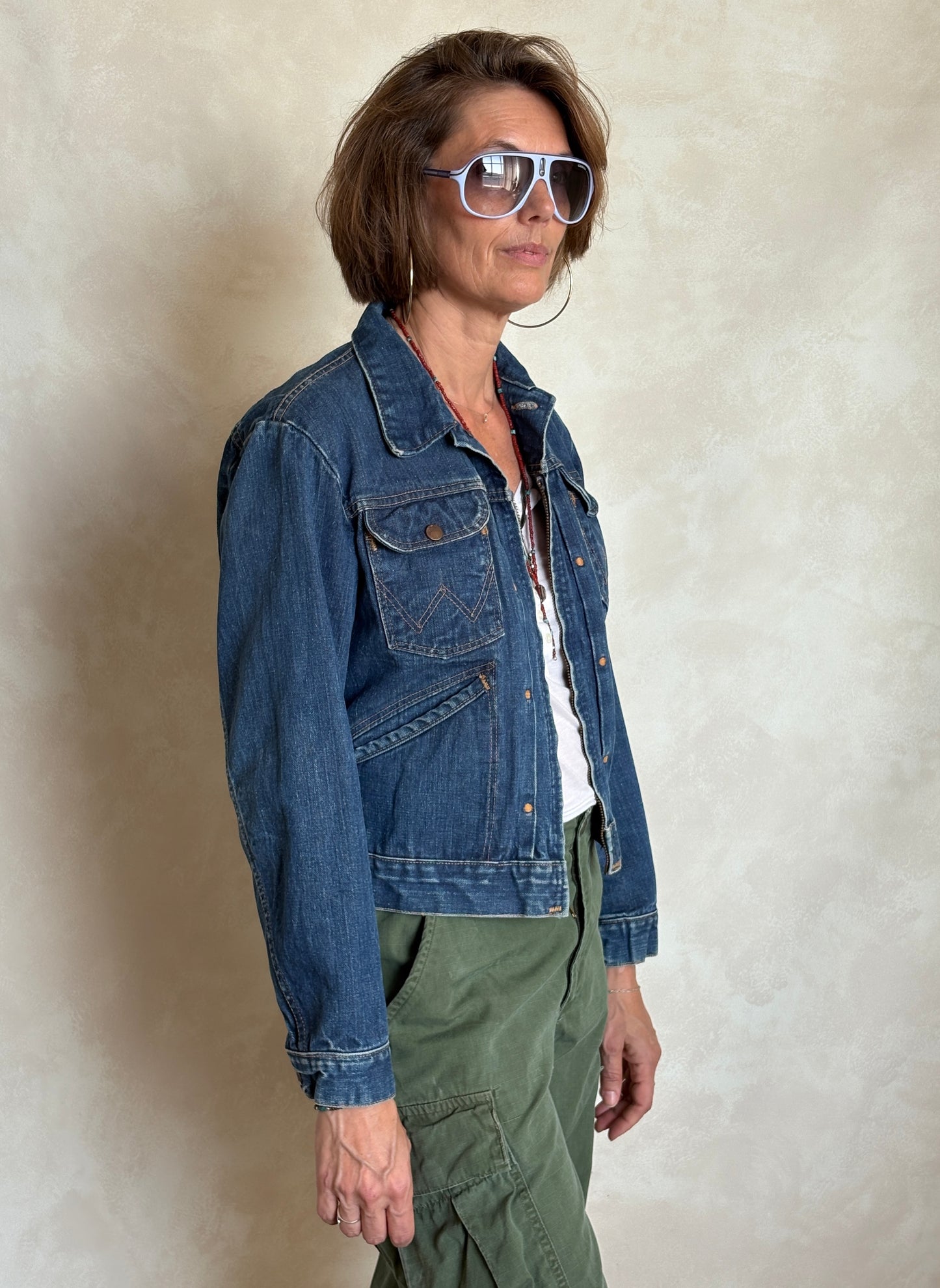 Size 40US . Authentic early 60s 24 MJZ Wrangler jacket – Made in the USA - USA Vintage Bcn