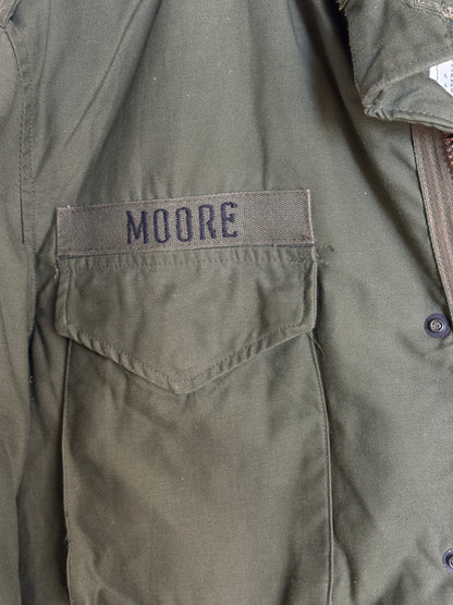 Authentic US Army M-65 Field Jacket by Alpha Industries – Vintage Military Combat Coat – Made in USA | Size Medium Regular | AJ357 Studio