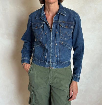 Size 40US . Authentic early 60s 24 MJZ Wrangler jacket – Made in the USA-AJ357 Studio