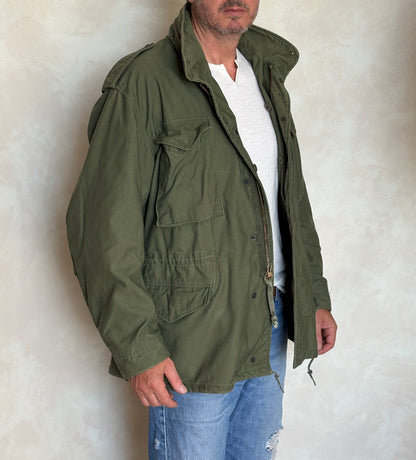 Large Reg. Authentic 1979 Vintage US Army M-65 Field Jacket – Military Issued – Made in USA |