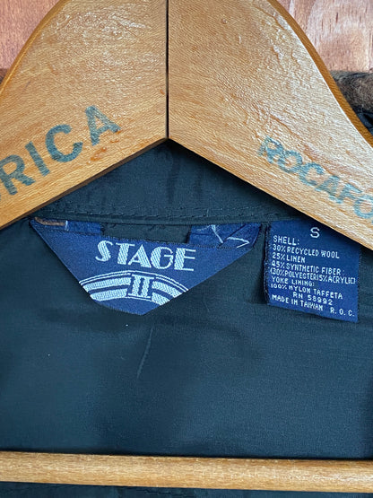Size Small. 80s heavy plaid shirt-AJ357 Studio