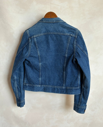 Size 34US / 44EU .Vintage 80s Lee Denim Jacket – 4 Pockets – Made in USA-AJ357 Studio