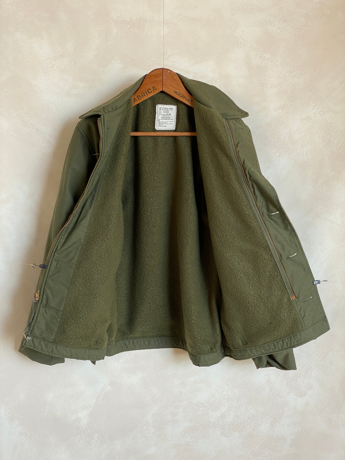 US Navy A-2 Deck Jacket — 1985 Issue, Authentic Military Outerwear- Size Small-AJ357 Studio