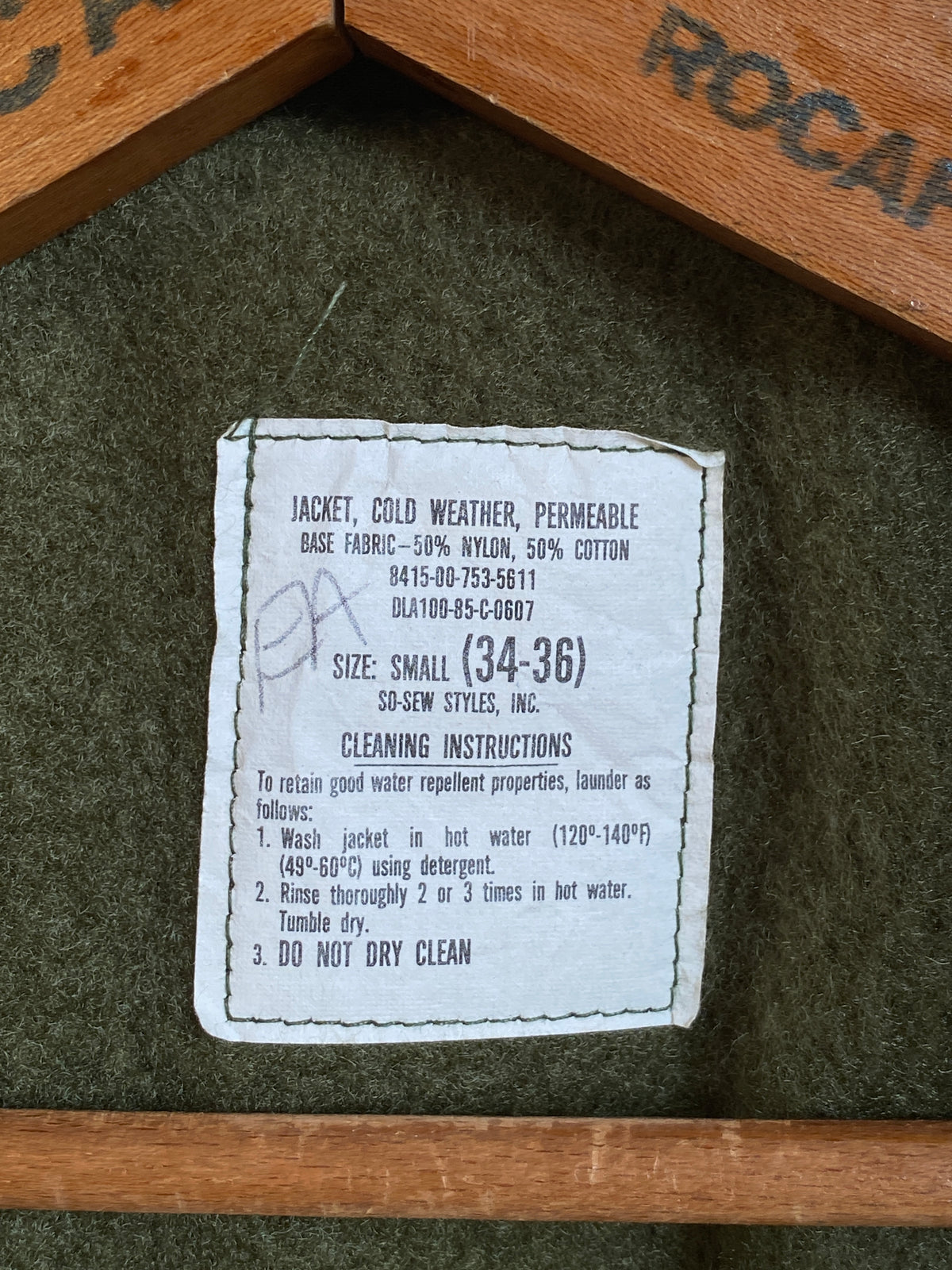 US Navy A-2 Deck Jacket — 1985 Issue, Authentic Military Outerwear- Size Small-AJ357 Studio