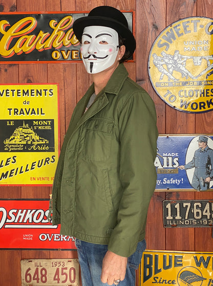 US Navy A-2 Deck Jacket — 1979 Issue, Authentic Military Outerwear- Size Small.-AJ357 Studio