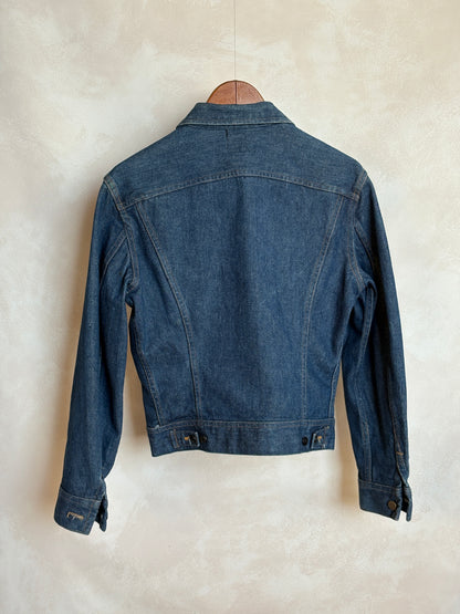Size 36US / 46EU .Vintage 80s Lee Denim Jacket – 2 Pockets – Made in USA-AJ357 Studio