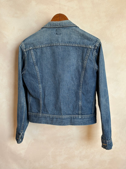 Size youth 20. Vintage 80s Lee Denim Jacket – 2 Pockets – Made in USA USA-AJ357 Studio