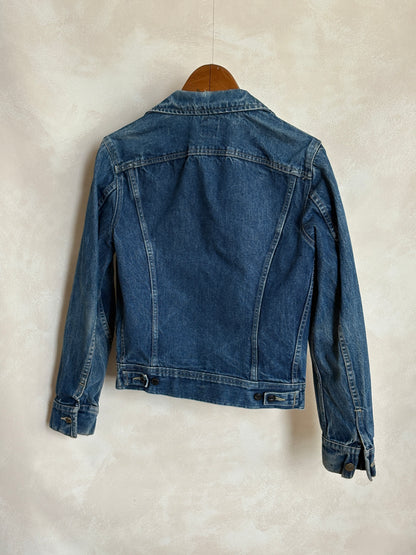 Size 34US / 44EU .Vintage 80s Lee Denim Jacket – 24Pockets – Made in USA-AJ357 Studio