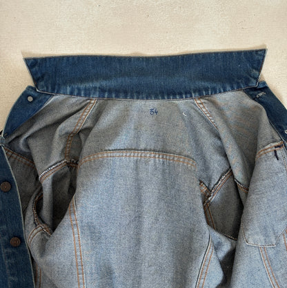Size 34US / 44EU .Vintage 70s Levi’s Denim Jacket – 2 Pockets – Made in USA-AJ357 Studio