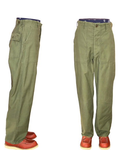 Size Med. Authentic 60s Vietnam war era OG-107 fatigue pants-AJ357 Studio