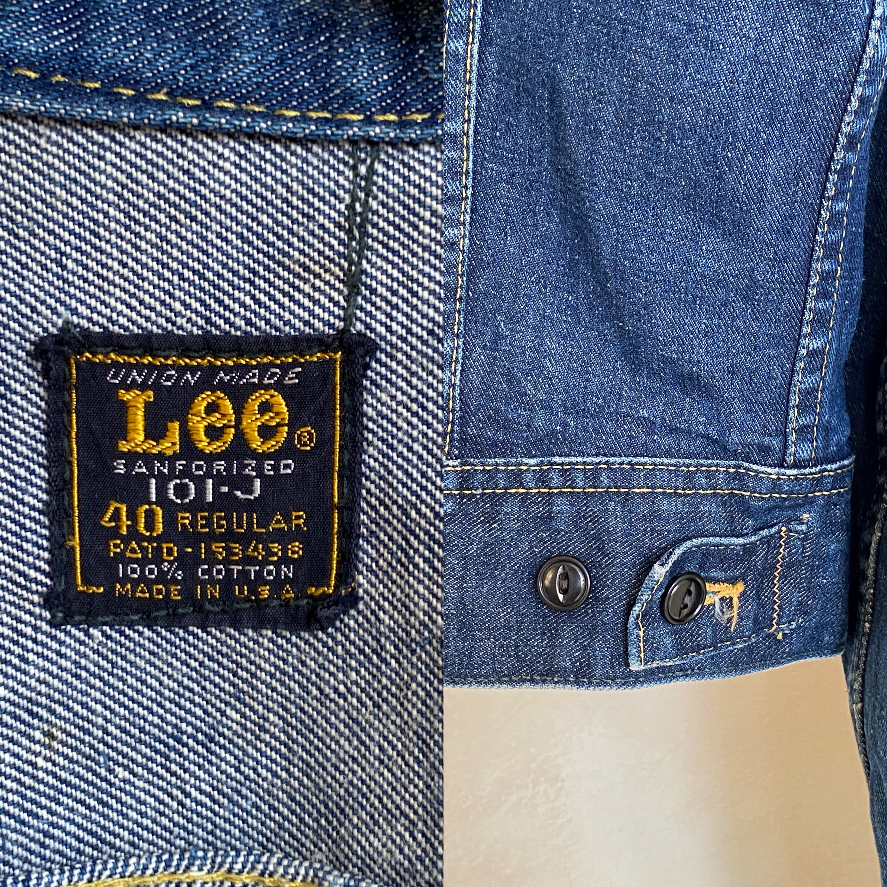 Vintage 60s Lee 101J Jacket USA | AJ357 Studio – AJ357 Studio