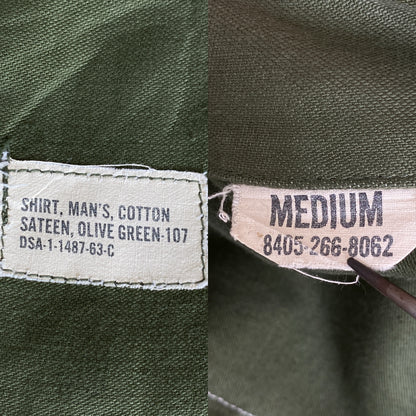 Medium. Authentic 1963 US Air Force vintage Fatigue Shirt-AJ357 Studio