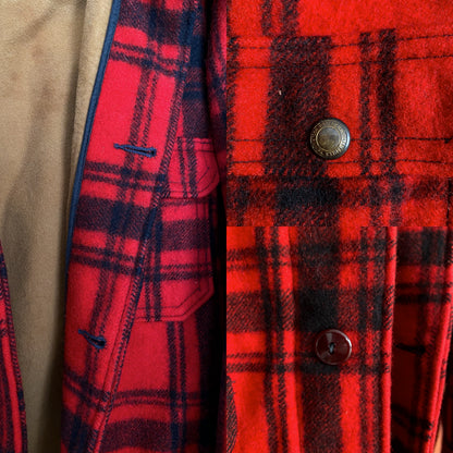 Size 42 US (52EU) 50s Woolrich hunting plaid wool jacket Made in USA-AJ357 Studio