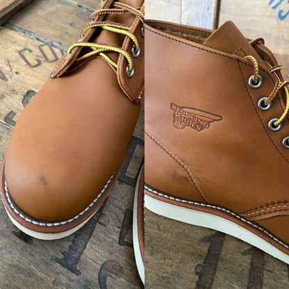 Size 9 D (42 EU ) Red Wing Heritage Classic Round Toe 9107 Boots Made In USA ( Second )-AJ357 Studio