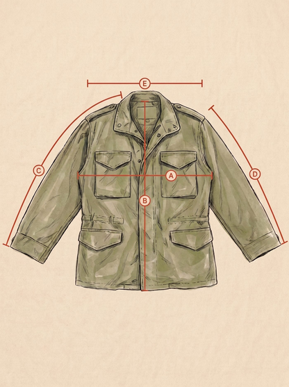 Vintage 1970 M-65 Field Jacket US Air Force Alpha Industries – XL