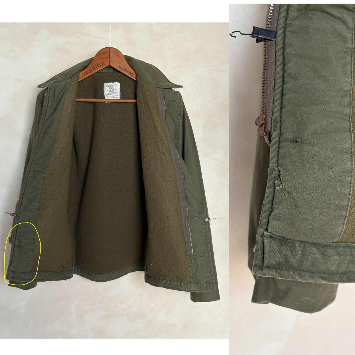US Navy A-2 Deck Jacket — Authentic Military Outerwear. Size Medium-AJ357 Studio