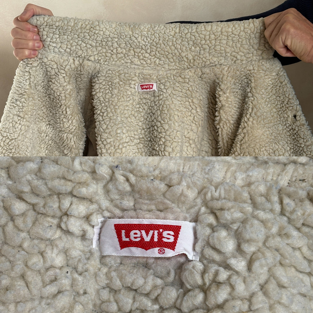 Size 38US / 48EU. 2 pockets Vintage 70s Levis fleece Jacket Made in USA-AJ357 Studio