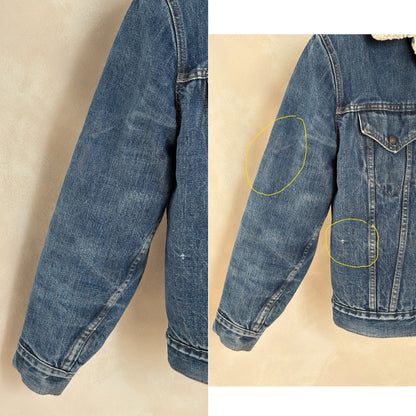 Size 38US / 48EU. 2 pockets Vintage 70s Levis fleece Jacket Made in USA-AJ357 Studio