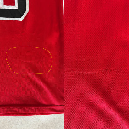 Champion Chicago Bulls #23 Jersey Size 44 Red Mesh Vintage 90s NBA Made in USA