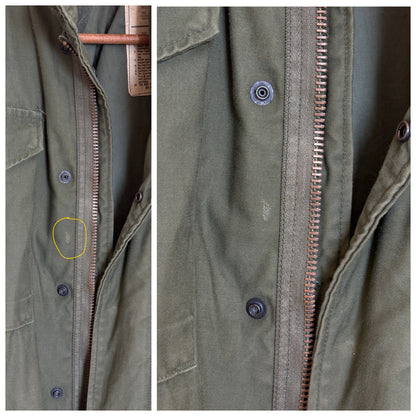 Small Regular – Authentic 1980 US Army M-65 Field Jacket Military by John Ownbey-AJ357 Studio