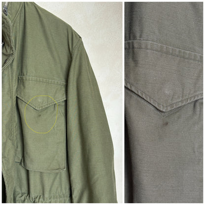 Size Med Reg. Authentic 1970 M-65 US Army Field Jacket | OG-107 Military Issue